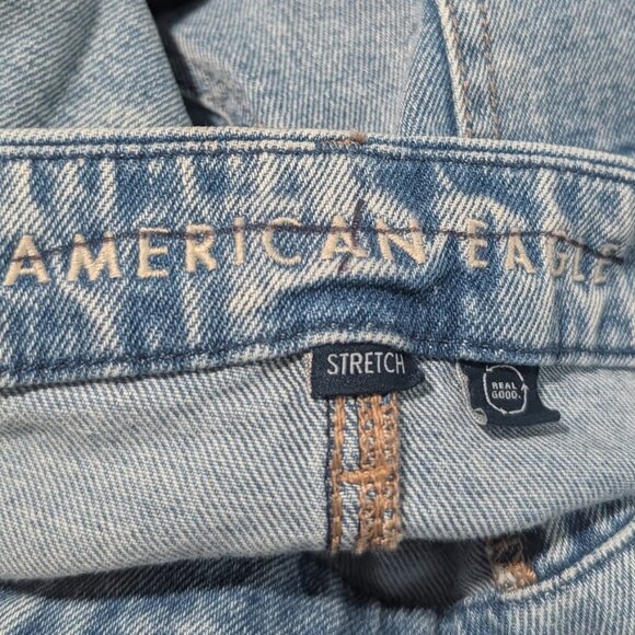 NEW AE | Stretch Curvy Super High-Waisted Baggy Straight Jean (20-Reg) - Picture 7 of 12